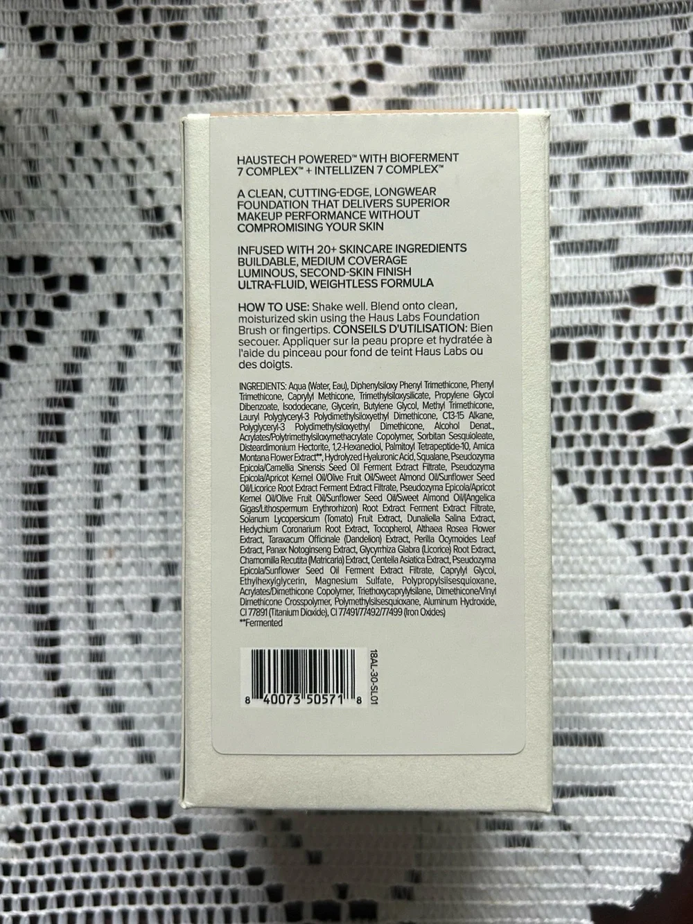 BRAND NEW NEVER OPENED Haus Labs Foundation. Light Medium